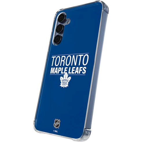 NHL Toronto Maple Leafs Lineup Galaxy A35 5G Clear Case